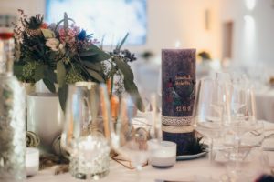 Hochzeitskerze vintage Stil